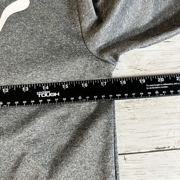 Puma Sweatshirt Boys Youth L (14-16) Gray Hoodie Puma Logo Kangaroo Pocket 2pcs - Picture 9 of 11